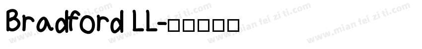 Bradford LL字体转换